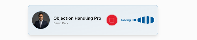 Objection Handling Pro simulation with David Park